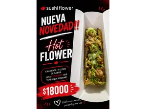 HOT FLOWER (pancho) de SUSHI FLOWER RECTA