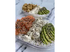 salmón crudo de Sushibox