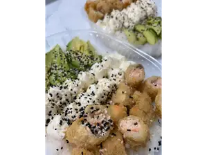 salmón panizado de Sushibox