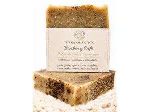 BOMBÓN Y CAFÉ · Jabón exfoliante corporal intenso de Terra Quàntica