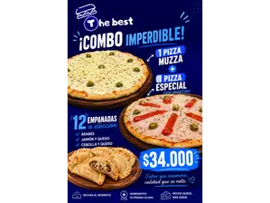 4 Empanadas + Gaseosa 500ml (Coca Común, Sprite, Coca Zero o Fanta) de The best lomos