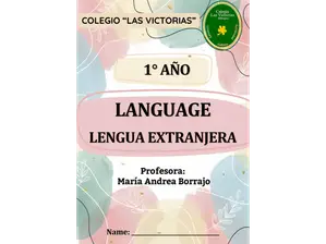 Lengua Extranjera - Language - 1° AÑO de The Print Company