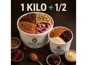 1kg + 1/2kg de Ticcio Helados