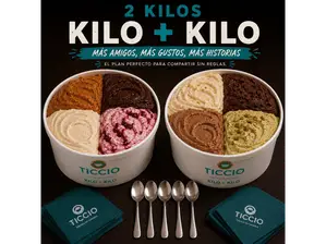 2 Kilos de Ticcio Helados