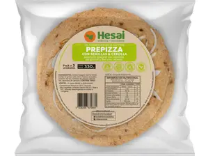 Prepizza integral con semillas y cebolla (2 un) de Tienda Saludable