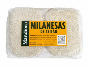 Milanesas de seitan MANDIOCA 500g de tiendasower