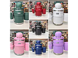 KIT DE TERMO DE 2 LITROS CON MATE, BOMBILLA LU 4352 de Todo Bonito Bazar