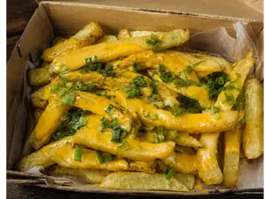 PAPAS CON CHEDDAR BACON de TODO CASERO