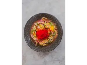 Ceviche de Salmon y Mango de Tokin Sushi Bar Guemes