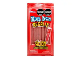 BULLDOG REGALIZ ACIDAS FRUTILLA 75gr. de TORCUATO DRINKS