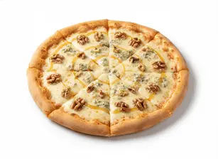 Pizza roquefort con nueces de Tunchipa