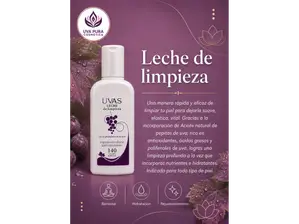LECHE DE LIMPIEZA 140 ML -Apta Celiacos- de UVAPURACOSMETICA