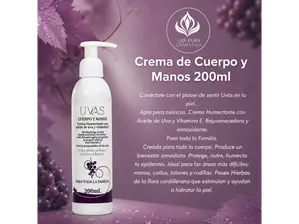 Crema de Cuerpo y manos 200 ml de UVAPURACOSMETICA
