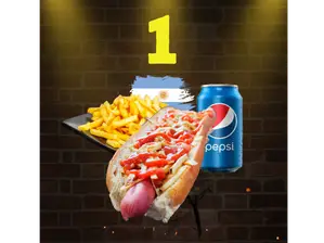 PANCHO + PAPAS PEQUEÑAS + GASEOSA de Veneboom