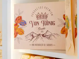 Caja de alfajores media docena de Von Konig Chocolateria