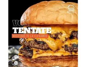 CHEES BURGER (pan, carne,queso, mayo) de Yamburger