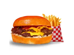 Cheese DOBLE con papas de YankFud - Independencia 1181 -Nva Cba