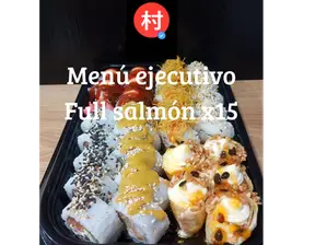 Combinado full salmón x 15 + harumaki + bebida de Zui Sushi Ranelagh