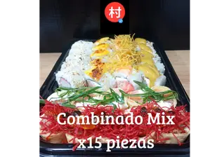 Combinado mix x 15 + harumaki + bebida de Zui Sushi Ranelagh